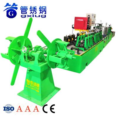 China Decorative Round Tube Stainless Steel Pipe Making Machine Tube Mill for sale