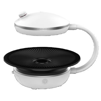 China Amazon Best Selling Household Portable Electric Infrared Smokeless Indoor And Outdoor Grill With Rotating Pan for sale