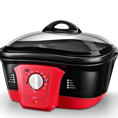 China Household All in One Pot Electric Multi Hot Cooker Deep Fryer 5L and 6L Available for Kitchen for sale