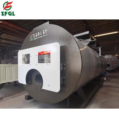 China High Effenciency WNSL 5.6MW Oil Fired Hot Water Boiler for Food Industry, Papermaking, Heating, Schools for sale