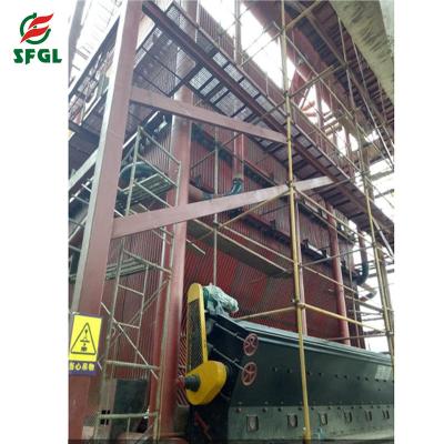 China High Effenciency DHL 20t/h Corner Tube Steam Boiler For Manufacturing, Medicine Industry, Food Industry for sale