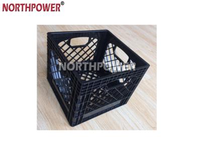 China Black, Blue, Red, And Green 16QT (4-1 Gallon) Mesh Milk Crates for sale