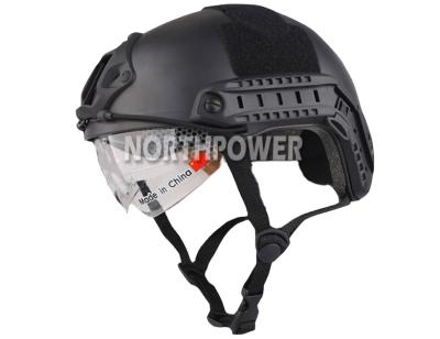 China ABS FAST MH HELMET WITH VISOR Military Tactical Airsoft Helmet for sale