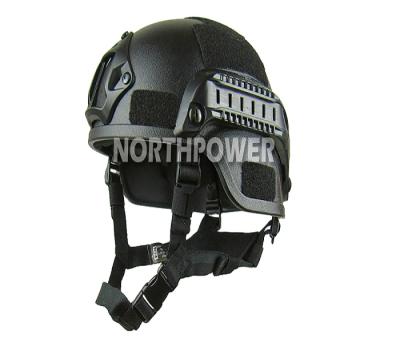 China ABS MICH 2000 HELMET WITH NVG FRAME AND SIDE RAIL For Outdoor CS Practice Airsoft Helmet CS Bulletproof Paintball Helmet for sale