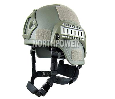 China ABS MICH 2000 Tactical Helmet with NVG and Side Rail Mount Airsoft Wargame CS Combat Ballistic Military Tactical Helmet for sale