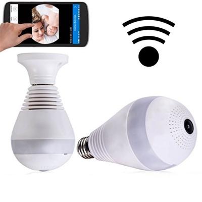 China 2020 960P WIFI Wireless Home HD Video 360 Lamp Bulb Vandal Proof Panoramic Hidden Camera for sale