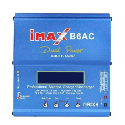 China Li-PO NI-MH Batteries Charging New IMAX B6 AC 80W B6AC Professional Balance Discharger Dual Charger Power For Li-ion Nimh Nicd 2-6S RC Lipo Battery for sale