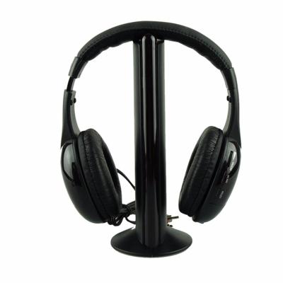 China 2019 Headband TV Headset with Monitoring FM Transmitter and Radio and OEM 5 in 1 Headphones Wireless to TV for sale