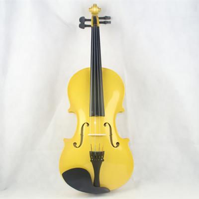 China Impeccable Chinese Factory Directly Sell Yellow Color Cheap Prices Counter Top Professional Plywood Violin for sale