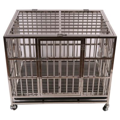 China Low Price Breathable Hot Selling Custom Heavy Duty Metal Veterinary Dog Cage Stainless Steel for sale