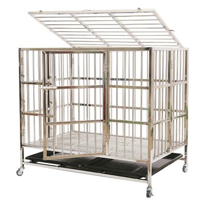 China Safety Stainless Steel Fence Indoor And Outdoor Breathable Special Hot Selling Large Size Dog Cage for sale