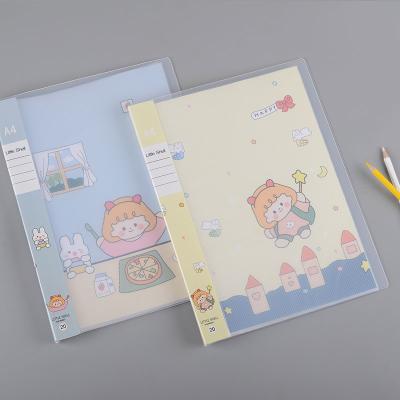 China Eco-friendly Custom Printing PP Plastic Material A4 Display Book High Quality Clear Folder for sale