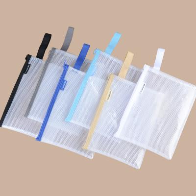 China Eco-Friendly Wholesale Customization Small Eva Mesh Zipper Bag For Student School Office Supply for sale