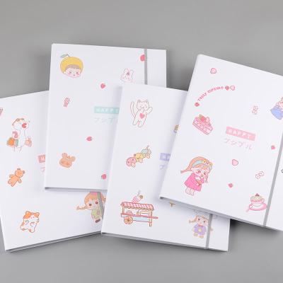 China Eco-friendly Cute Cartoon Paper File Folder Office A4 Presentation Folder With Two Pockets for sale