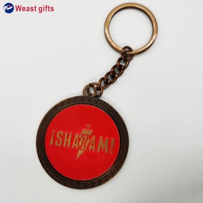 China Multi Types Supplier Customized 3d Metal Hero Theme Souvenir Gift Europe China Supplier Shape Key Chain for sale