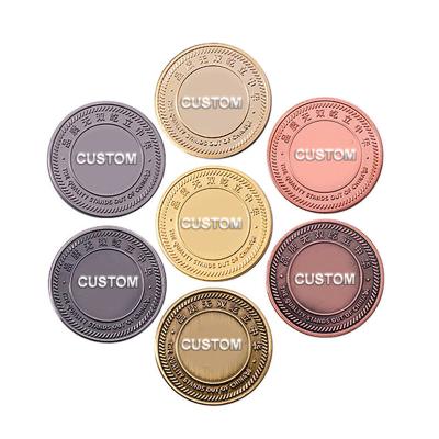 China Custom Free Design Your Own Logo Cheap Promotional Custom Souvenir Coins Antique Brass Metal Challenge Coin for sale