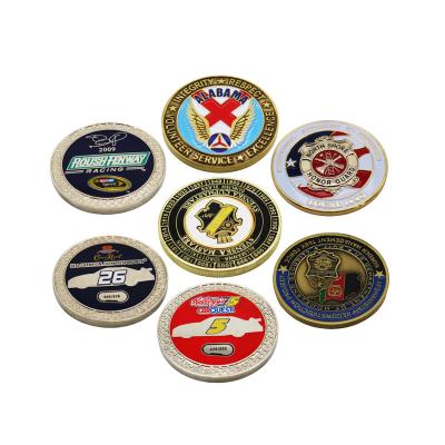 China Custom Makers Personalized Custom Soft Hard Enamel Navy 3d White Metal Military Challenge Coin for sale