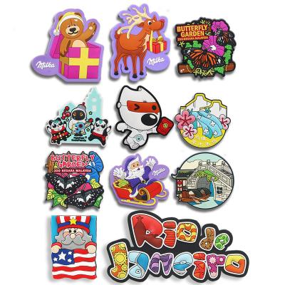 China OEM Cartoon Gift Animal Logo Promotional Custom Price Soft PVC 3d Fridge Magnet Rubber Soft Fridge Magnet Pvc Competitive 2d for sale