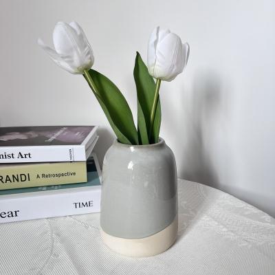 China Factory Minimalist High Quality Ceramic Vase With Lowest Price Large White Ceramic Flower Vase Suppliers In China for sale