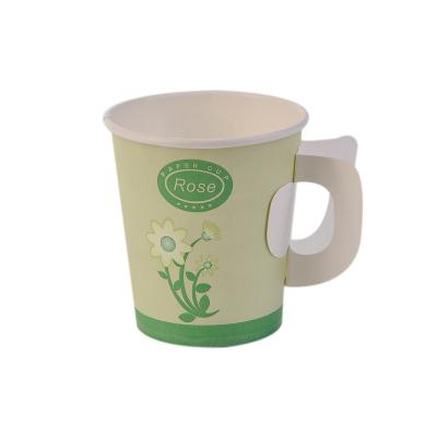 China Disposable High Quality Customized Hot Drink Paper Cup With Handle For Saudi Arabia Market for sale