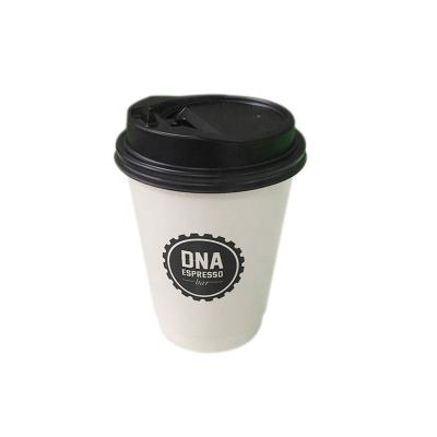 China Material 12oz 16oz Disposable Coffee Use And Paper Single Wall Hot Paper Cup With Lid for sale