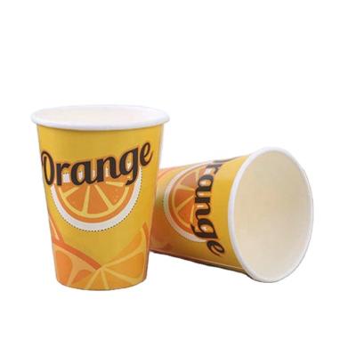 China Disposable Cold Drink Paper Cups With Lids Juice Disposable Paper Cup for sale