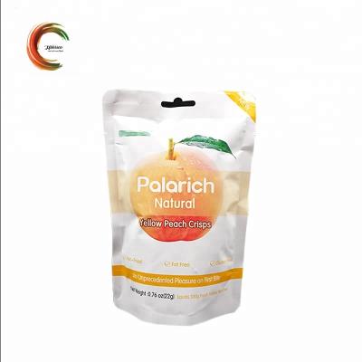 China 22 GM Moisture Proof Heat Seal Aluminum Foil Stand Up Pouch For Fruit Chips Packaging for sale