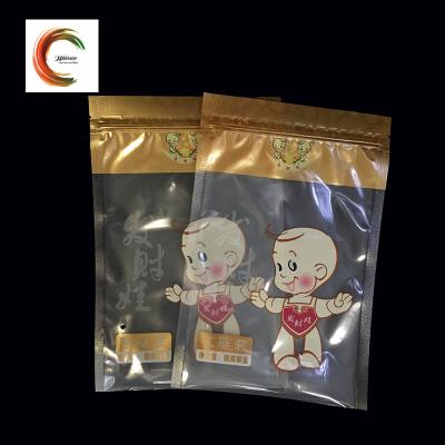 China Moisture Proof Transparent Plastic Nylon Food Packaging Bags With Ziplock for sale