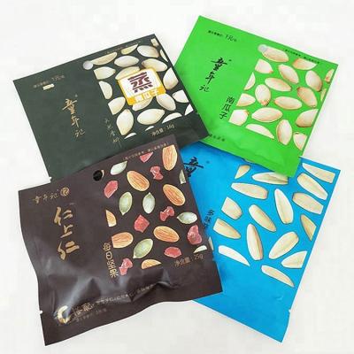 China Factory direct wholesale cheap custom food factory logo color packaging 3 color snack melon seed packaging bag for sale