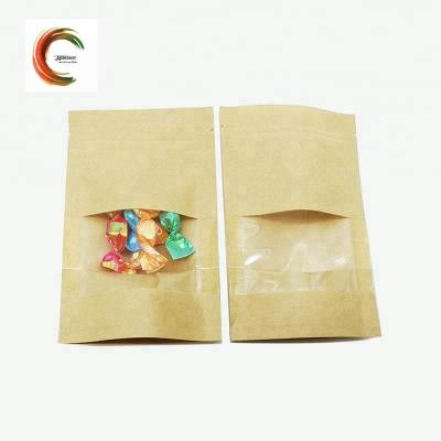 China Moisture Proof On Sales Sample Pack Bag Clear Window Paper Zipper for sale