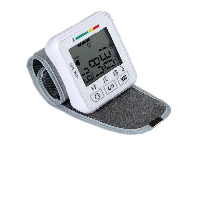 China Diary Checks No Voice Version LCD Blood Pressure Wrist Type Monitor With Electronic Automatic Home Blood Pressure Monitor for sale