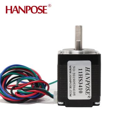 China for CNC Engraving Milling Machine 11HS3410 Nema11 Step Motor 0.1Nm (25.5oz.in) 4 Lead 28X34mm nema11 28*28*34mm Stepper Motor for sale