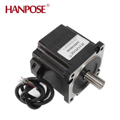 China NEMA 34 Stepper Motor 34hs8040 Sewing Machine Motor Torque DC Motor 4N.M Length 4 High Torque For 3D Printer Monitor Equipment 86*86*80mm for sale