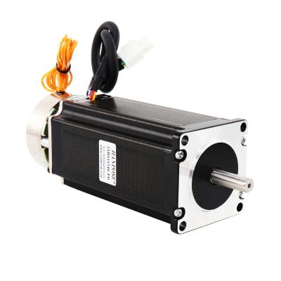 China 57 Step Motor CNC Controller Kits 23HS11240-PD Brake Integration 2 Phase 300N.cm 2.8A NEMA 23 Stepper Motor 3d Printer 57*57*112mm for sale