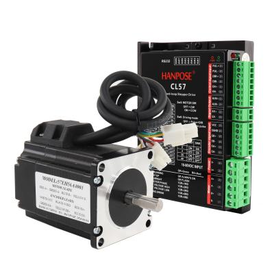 China 57CME13 4.0A Servo Stepper Motor 57EH56A4001 CC Motor Engraving Phase CL57 Drive Step Motor 1.3N.m 2 NEMA 23 57EH56A4001+CL57 Encoder for sale