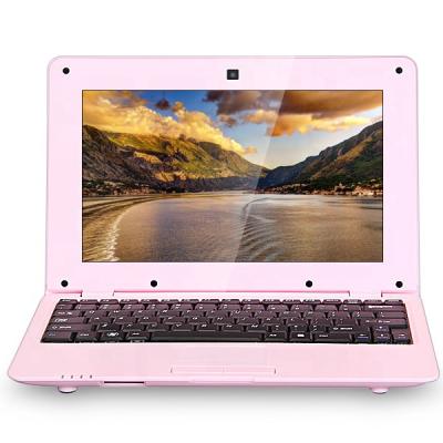 China None 10.1inch Android 6.0 Netbook A33 Mini Laptops support wifi connection 1G+8G portable pocket laptops for sale