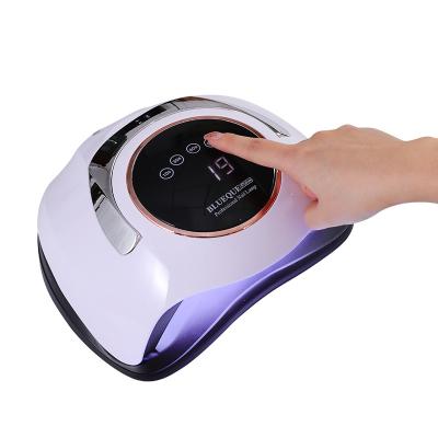 China 2021 New ABS Nail Polish Dryer 168w High Power LED UV Nail Lamp Nail Salon Equipment for sale