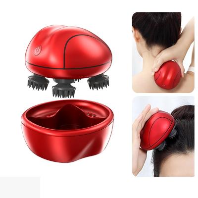 China New Head Scalp Head Kneading Massager Multifunction Waterproof Handheld Electric Smart Cordless Massager Mini Mini Plug for sale