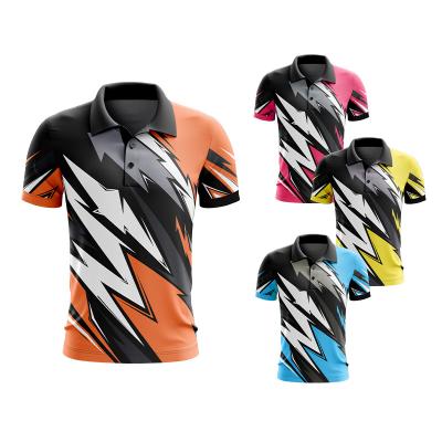 China High Quality Anti-Shrink Polyester Polo Shirt Mens Golf Business Uniform Shirt With Custom Logo for sale