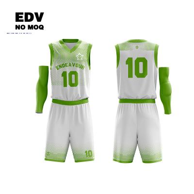 China Antibacterial Custom Design Basketball Jerseys Sports Basketball Uniform Wear for sale