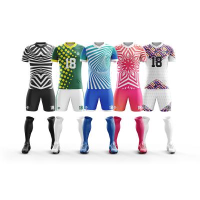 China Shirts & Complete Design Sublimation Soccer Jersey Uniforms Soccer Personal Use For Sale for sale