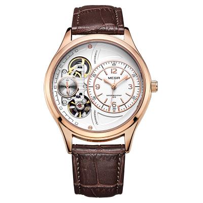 China 2017 megir logo custom design day/date luxury brand automatic face watches men wrist quartz watch for male for sale