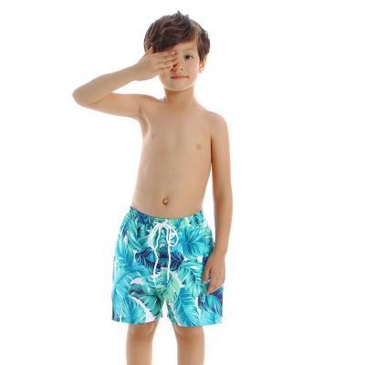 China New Breathable High Quality Wholesale Boys Print Beach Swimwear Swim Trunks for sale