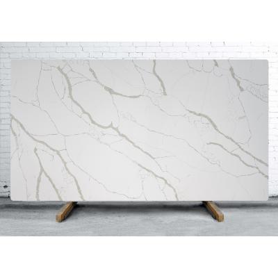 China Largest Manufacturer Artificial White Gray Vines Quartz Stone Slab Price Modern Quartz Countertops For Kitchen Island for sale