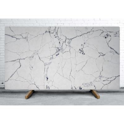 China Large Cheap Gray Quartz Stone Slabs Artificial Quartz Slab Price Modern Polished Stone Top for sale