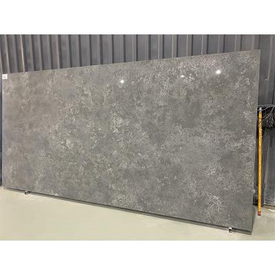 China Modern eco-friendly green terrazzo calacatta slab or tiles for kitchen integrated worktop and table top for sale