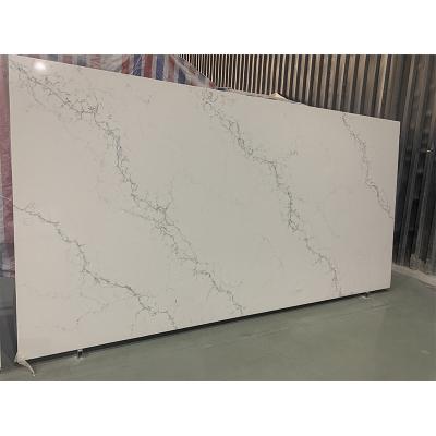 China Modern Artificial Marble Stone Kitchen Quartz Slabs Bathroom Top Wall for sale