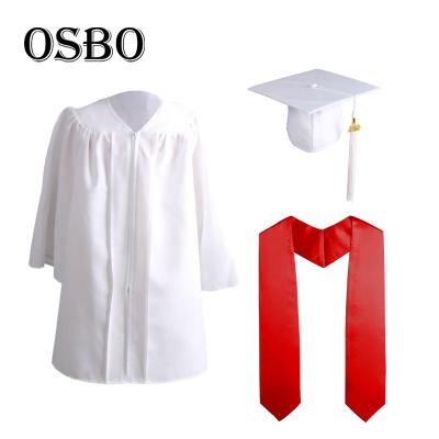 China Wholesale School Customize Kids Graduation Dresses And Hats With Stole Origin For Sale for sale