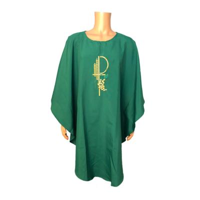 China Cheap High Quality 100% Polyester Long Lectern Clergy Church Robes Gowns Custom Size for sale