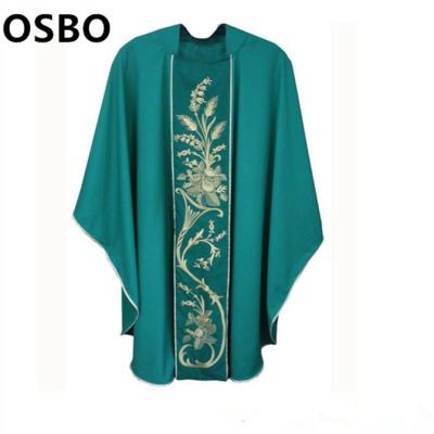 China Wholesale High Quality Formal Wear Long Robe Clergy Church Embroidery Custom Size Preist for sale